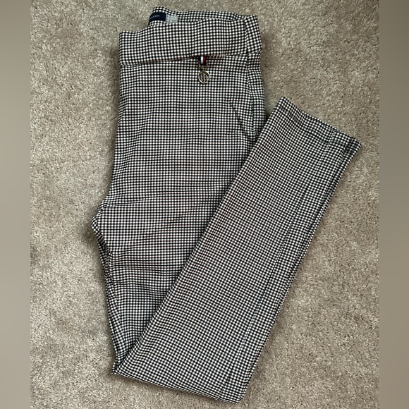 Tommy Hilfiger Pants - Tommy Hilfiger Brown and White Checkered Pants